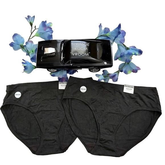 Alfani Intimates NWT Ultra Soft 2 Hipster Panties Bundle Women Various - Picture 1 of 9